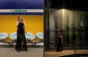 ELLE - Bleu et jeune et Beaubourg